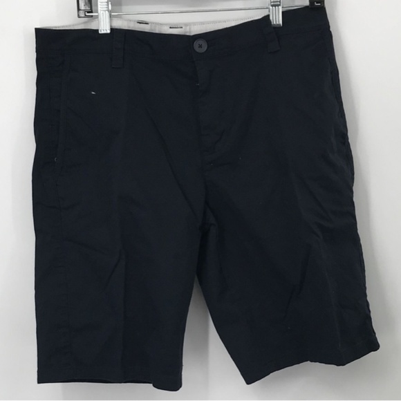 Armani Exchange mens navy blue chino shorts sz 34
